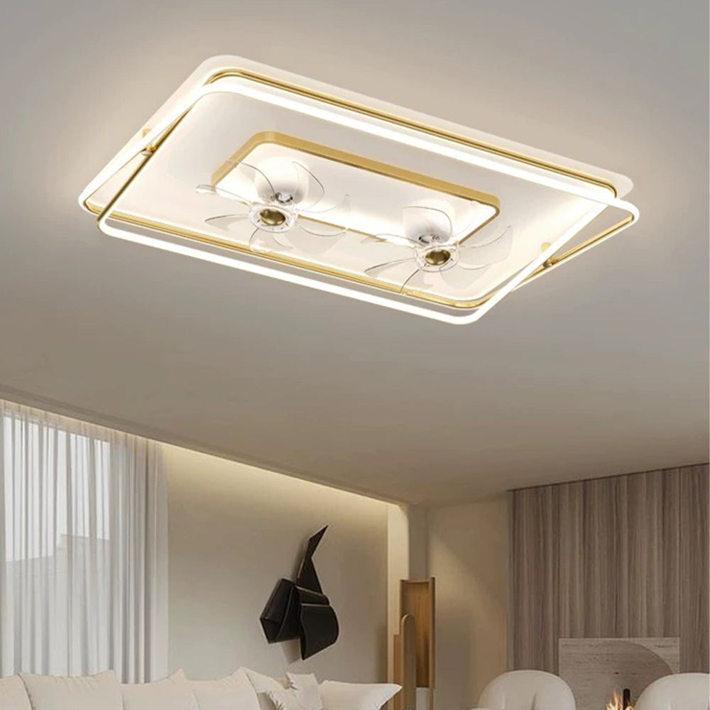Kelley Modern LED Taklampor Guld Metall Rektangel/Stor/Fyrkant/Runda/Oval Vardagsrum/Matsal/Sovrum