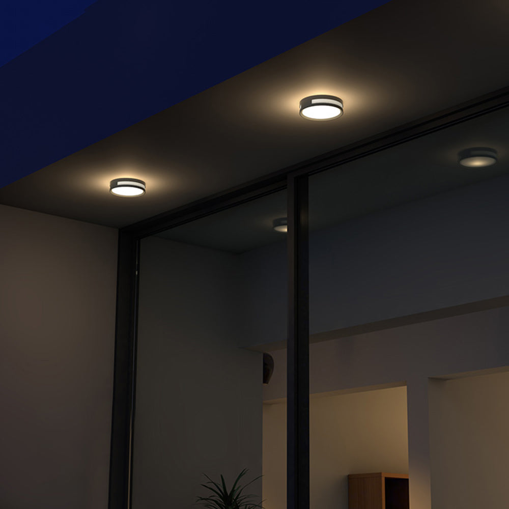 Orr Modern Design Rund LED Vägglampa Badrum Vardagsrum Utomhus