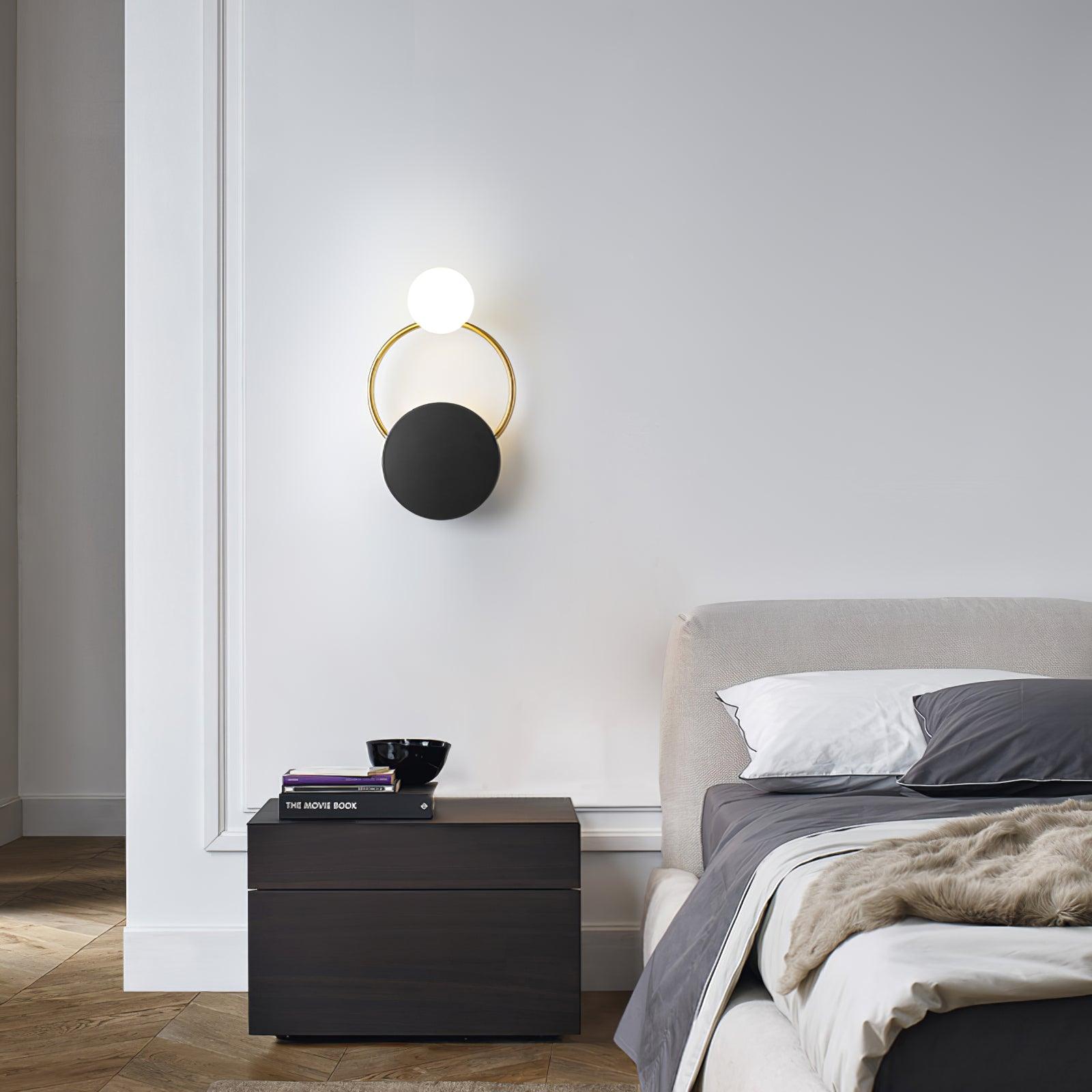 Emyr Modern LED Design Vägglampa Metall Svart Sovrum/Matsal