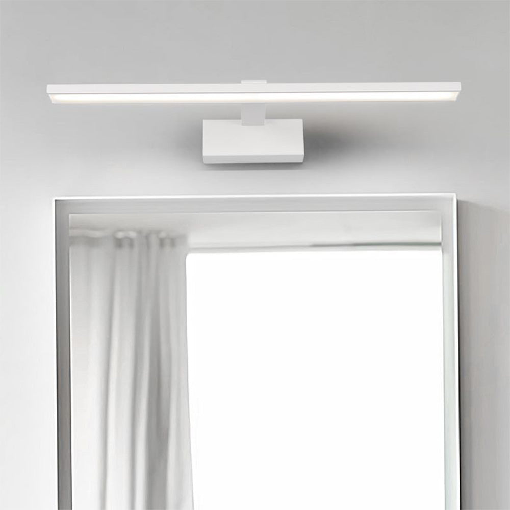 Edge Enkel Linjär Spegel Front Tvättställ LED Vägglampa Vit/Svart Badrum/Sovrum