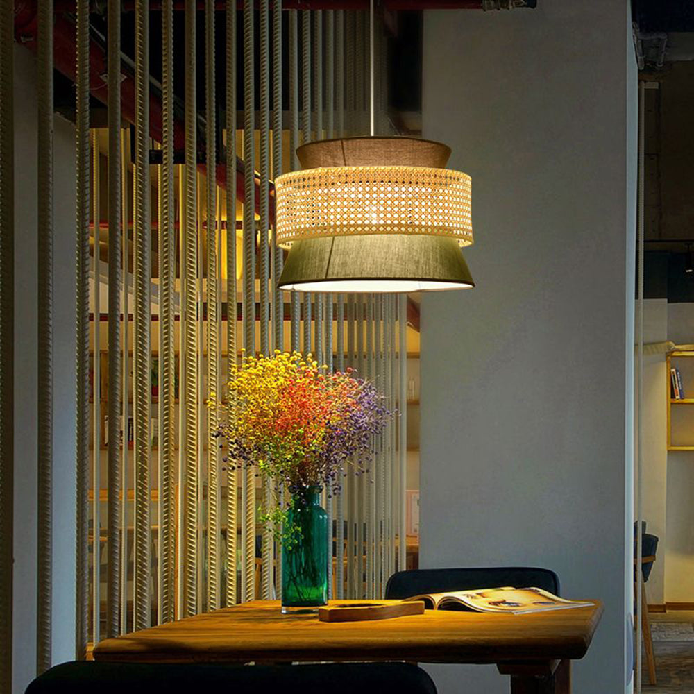 Ritta Vintage Dekorativ LED Pendellampor Bambu Vardagsrum/Sovrum