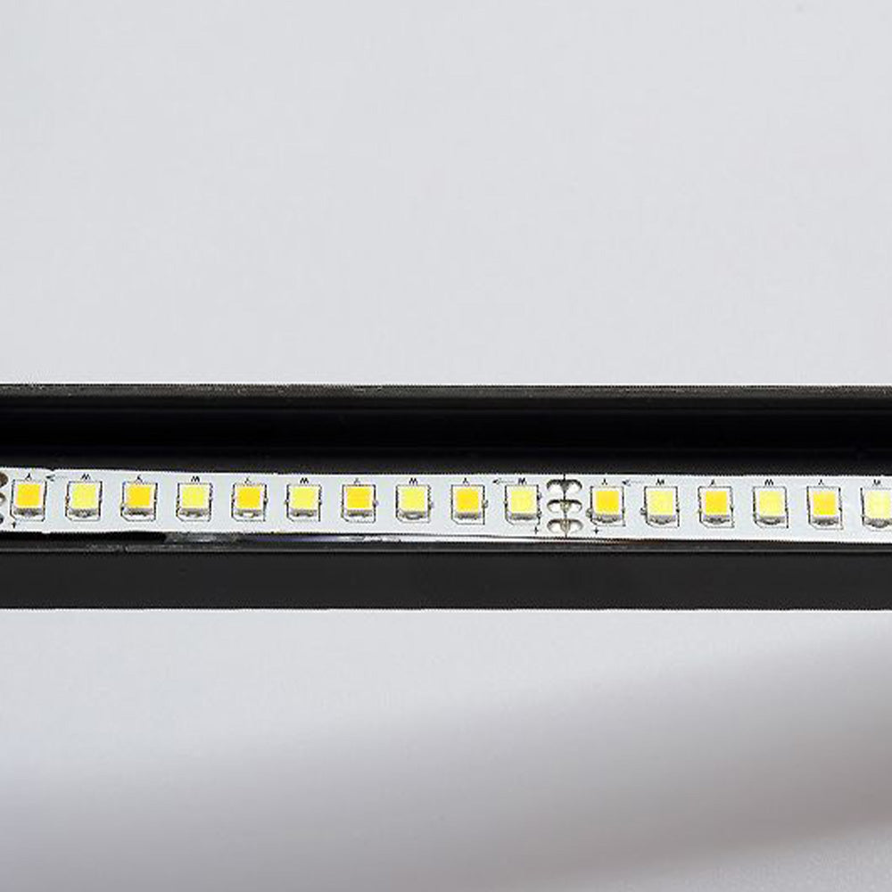 Leigh Minimalistisk Linje LED Vägglampa Svart Metall Badrum/Vardagsrum/Sovrum