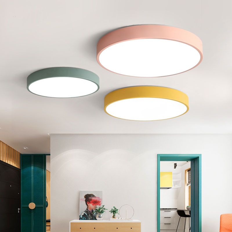 Morandi Gul/Blå/Grön/Pink/Grå Plafond, Sovrum/Vardagsrum