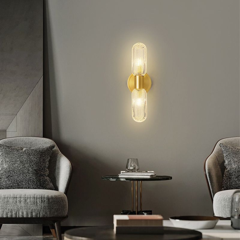 Hailie Modern Dekorativ LED Vägglampa Guld Badrum Vardagsrum