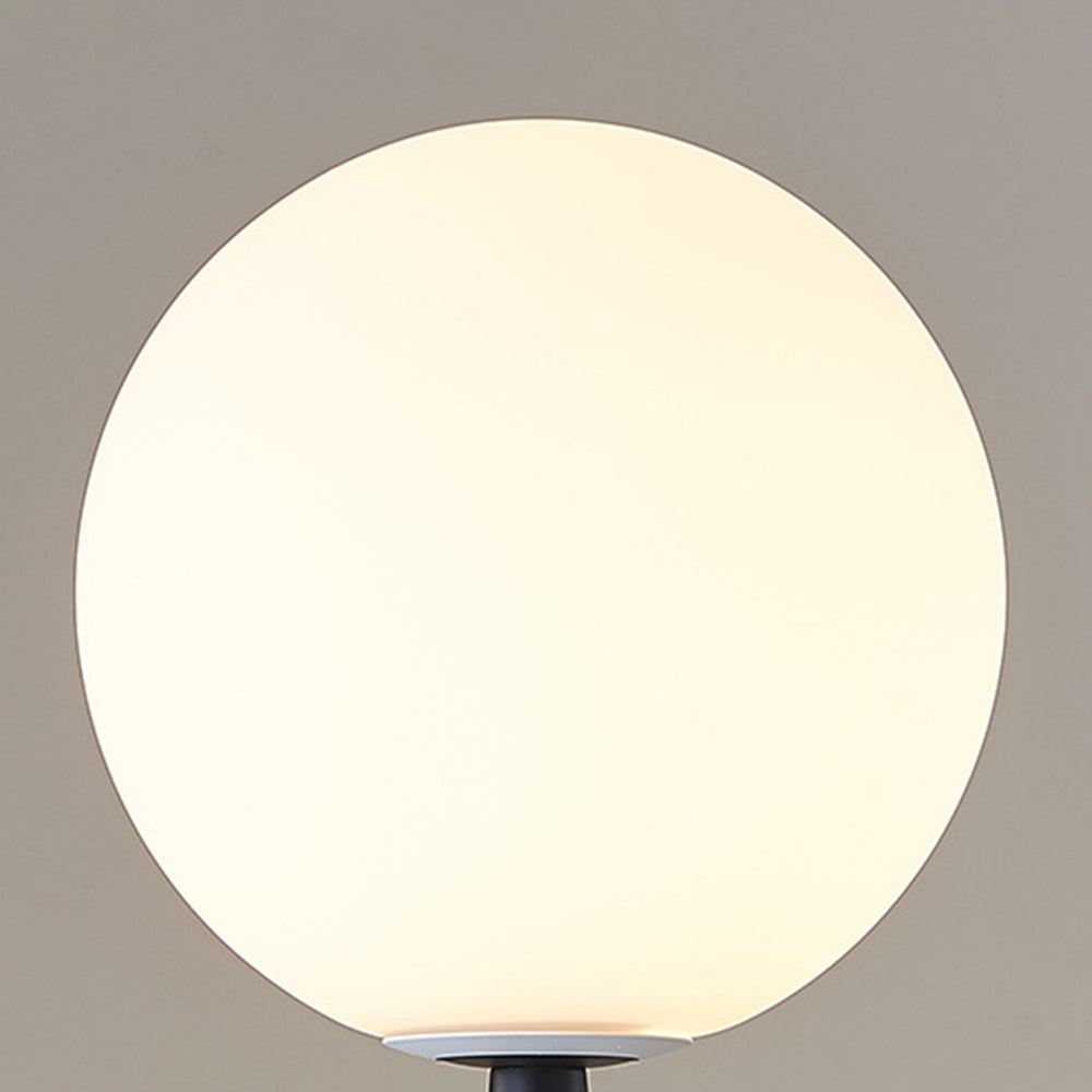Salgado Retro Design LED Golvlampa Harts/Glas Svart Vardagsrum