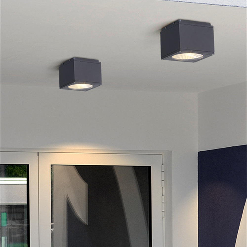 Orr Modern LED Taklampa Glob Metall/Glas Svart Trädgård/Terrass