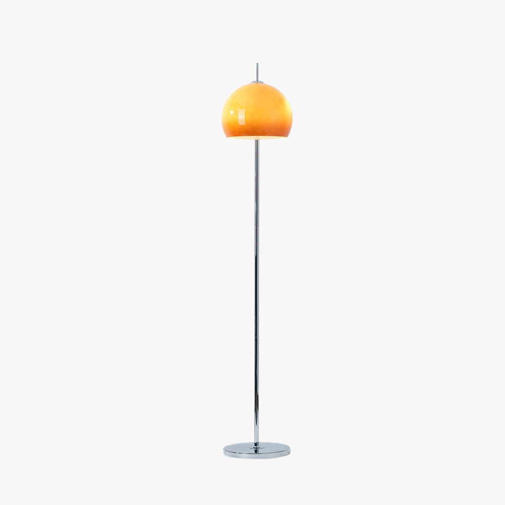 Salgado Modern Hög LED Lampskärm Golvlampa Orange Metall/Glas Vardagsrum/Sovrum