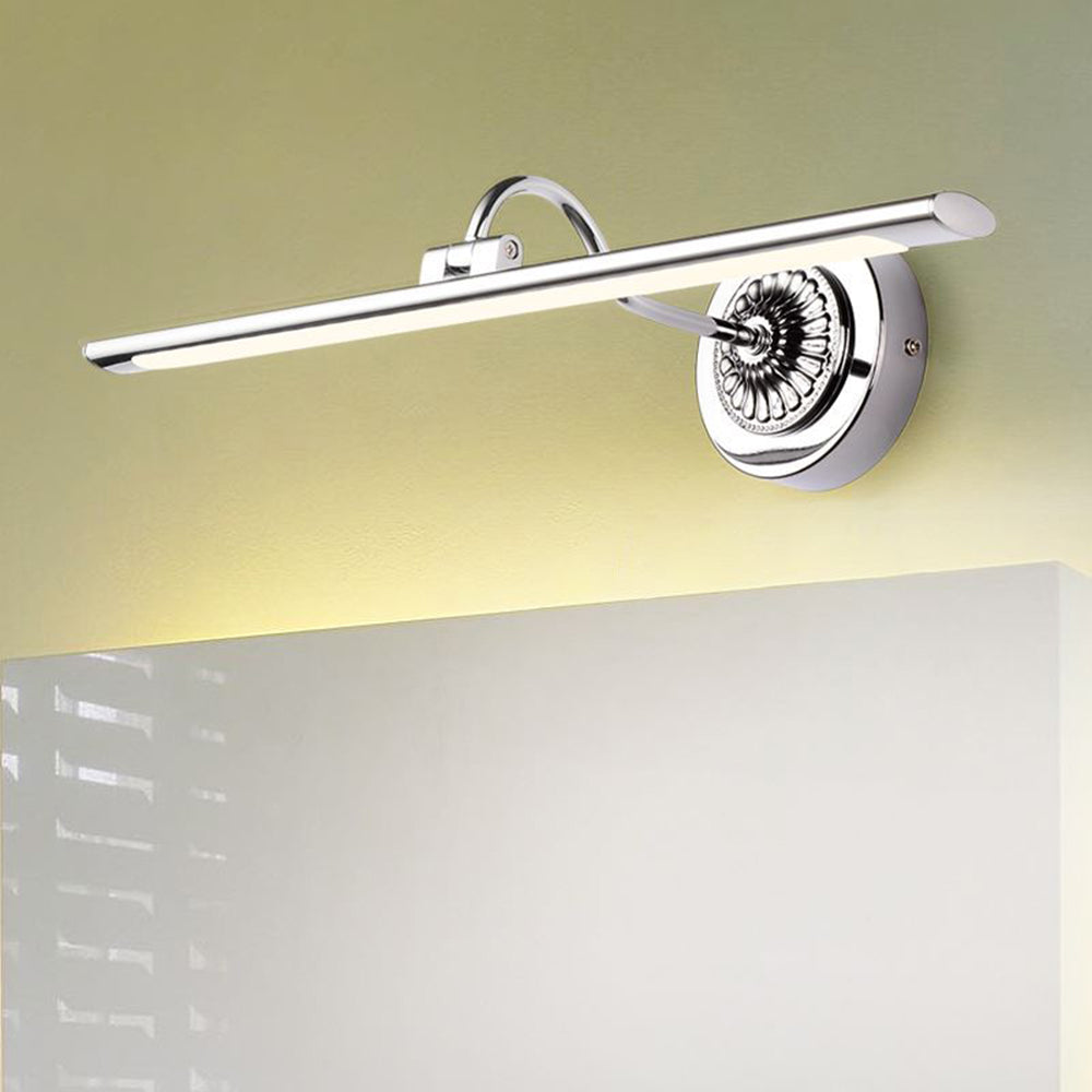 Leigh Modern Linjär LED Vägglampa Metall/PC Silver Badrum/Sovrum