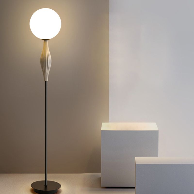 Valentina Golvlampa Bubble Modern, Metall/Glas, Sovrum