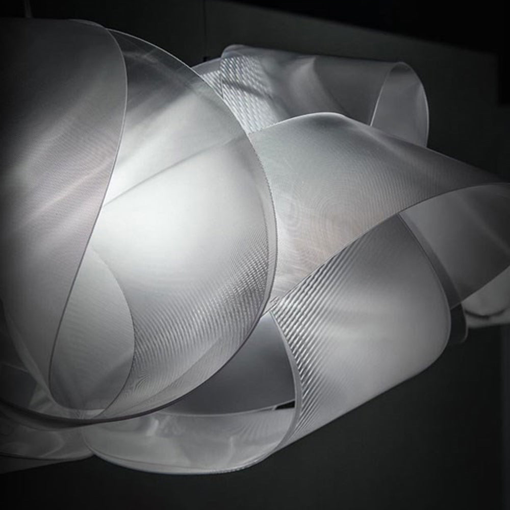 Bella Art Déco Design LED Blomformad  Pendellampa PVC Silver Vardagsrum/Matsal/Sovrum