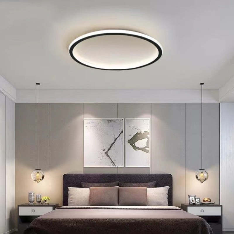 Quinn Plafond Modern Design LED Rund, Metall+Akryl, Ihålig, Vardagsrum/Matsal