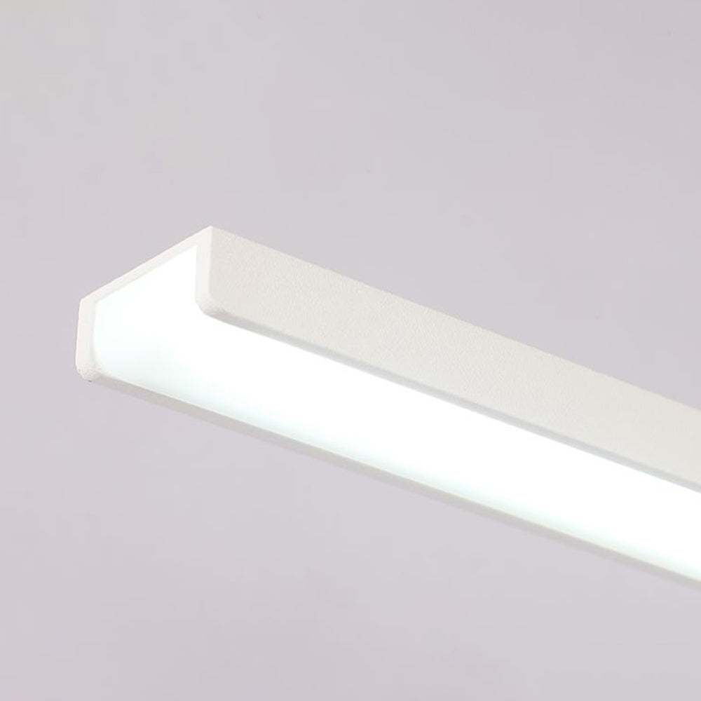 Edge Enkel Rektangulär Metall LED Vägglampa Vit/Svart Bad/Sovrum