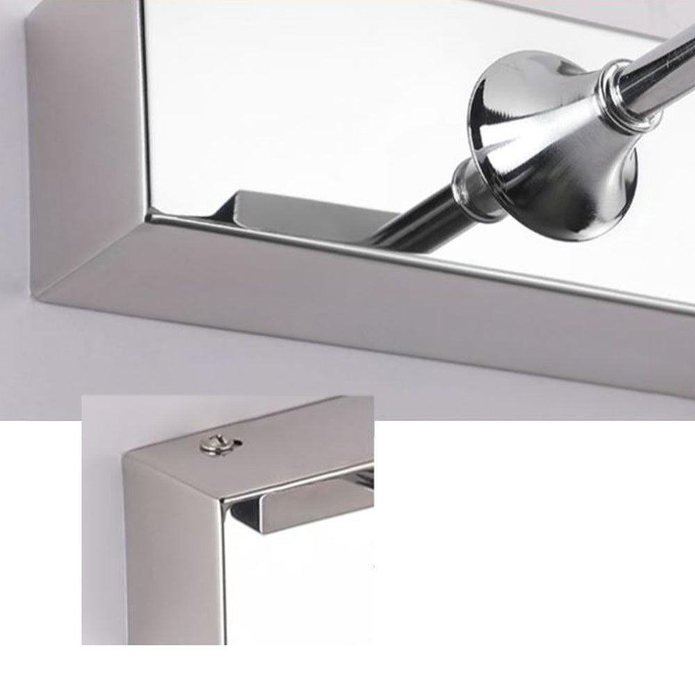 Cooley Minimalistisk Lång LED Vägglampa Arm Metall/PC Silver Sovrum/Badrum