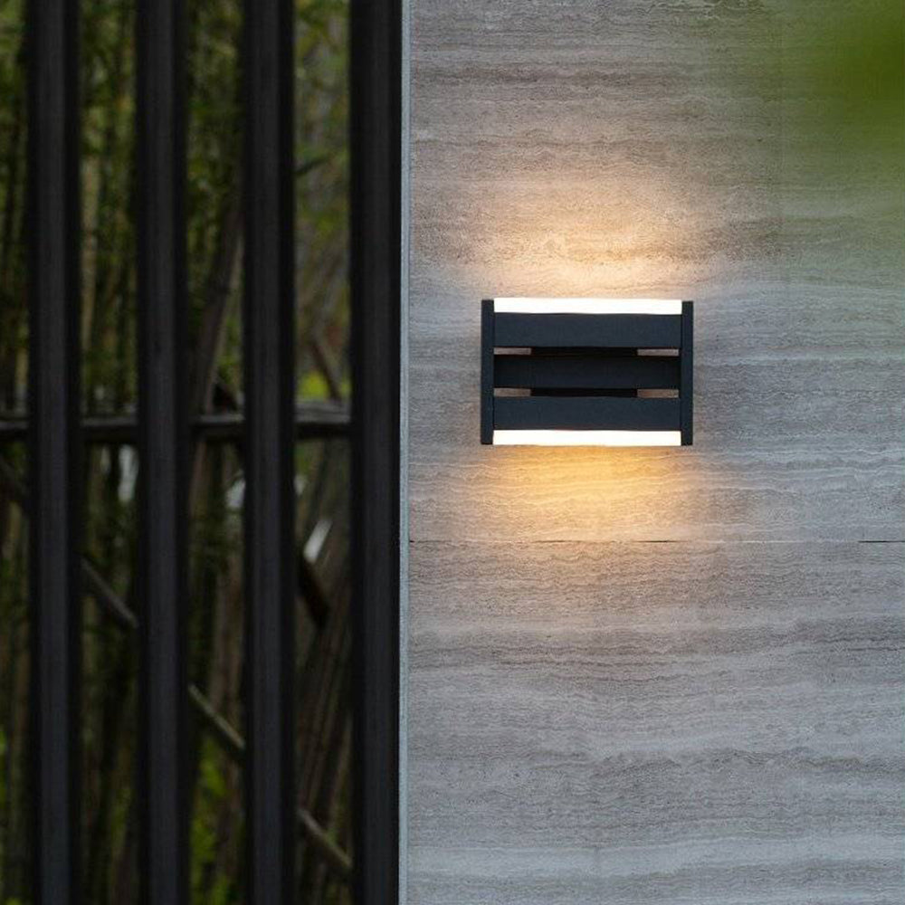 Orr Modern Rektangulär Metall LED Vägglampa Utomhus