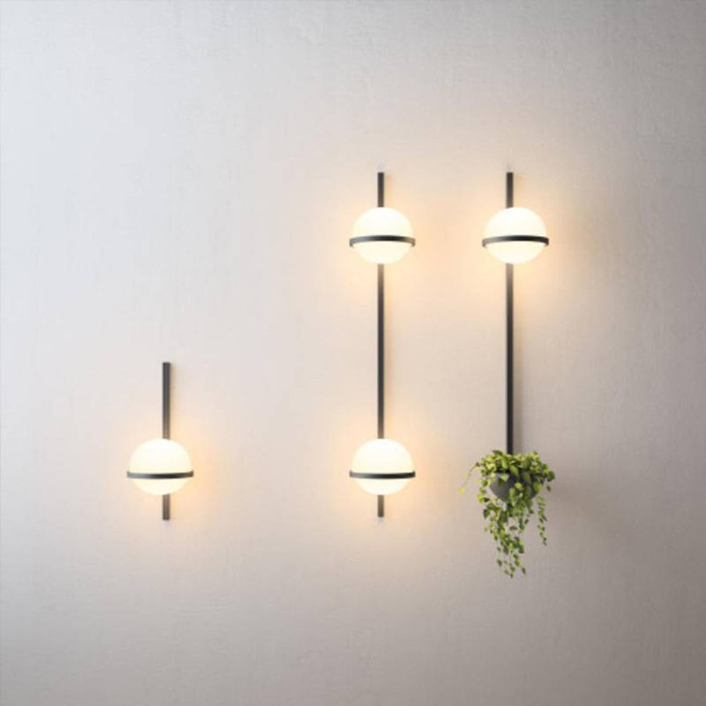 Valentina Modern Glob Design Dekorativ LED Vägglampa Utomhus