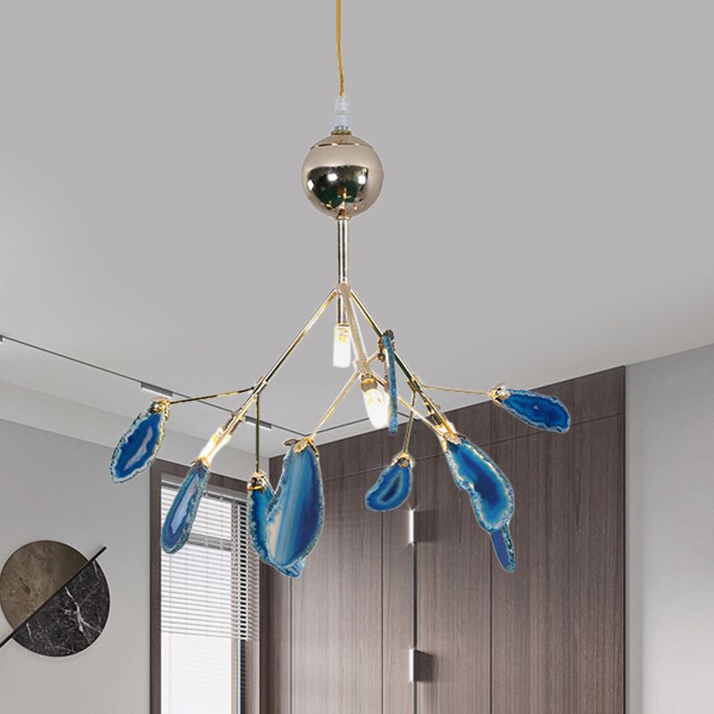 Javon Modern Dekorativ Design LED Chandelier Blå Sovrum/Vardagsrum