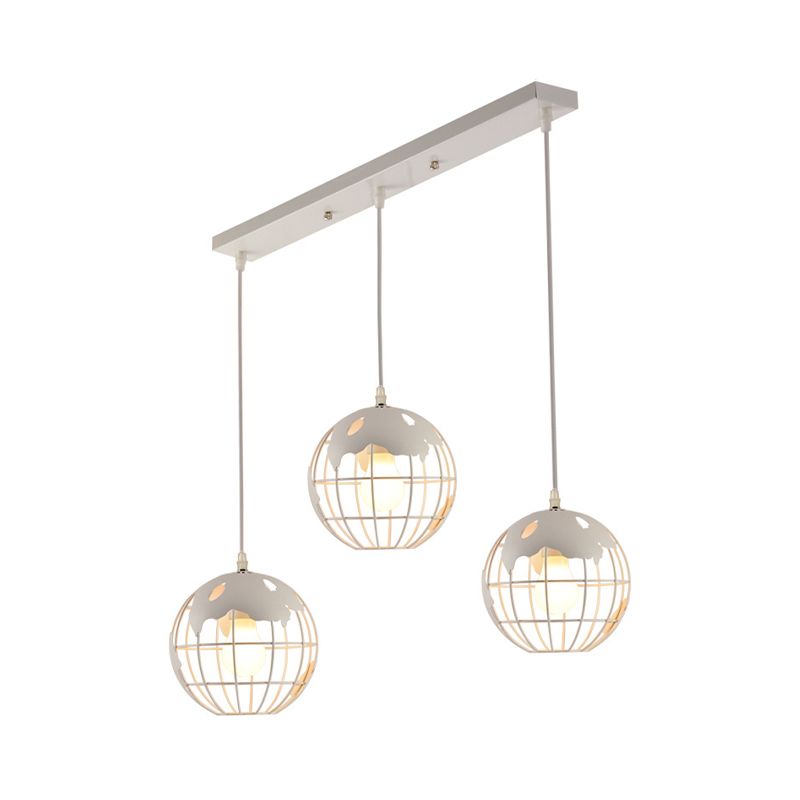 Alessio Modern Design LED Kluster Pendellampor Svart/Vit Metall Vardagsrum/Sovrum/Matsal