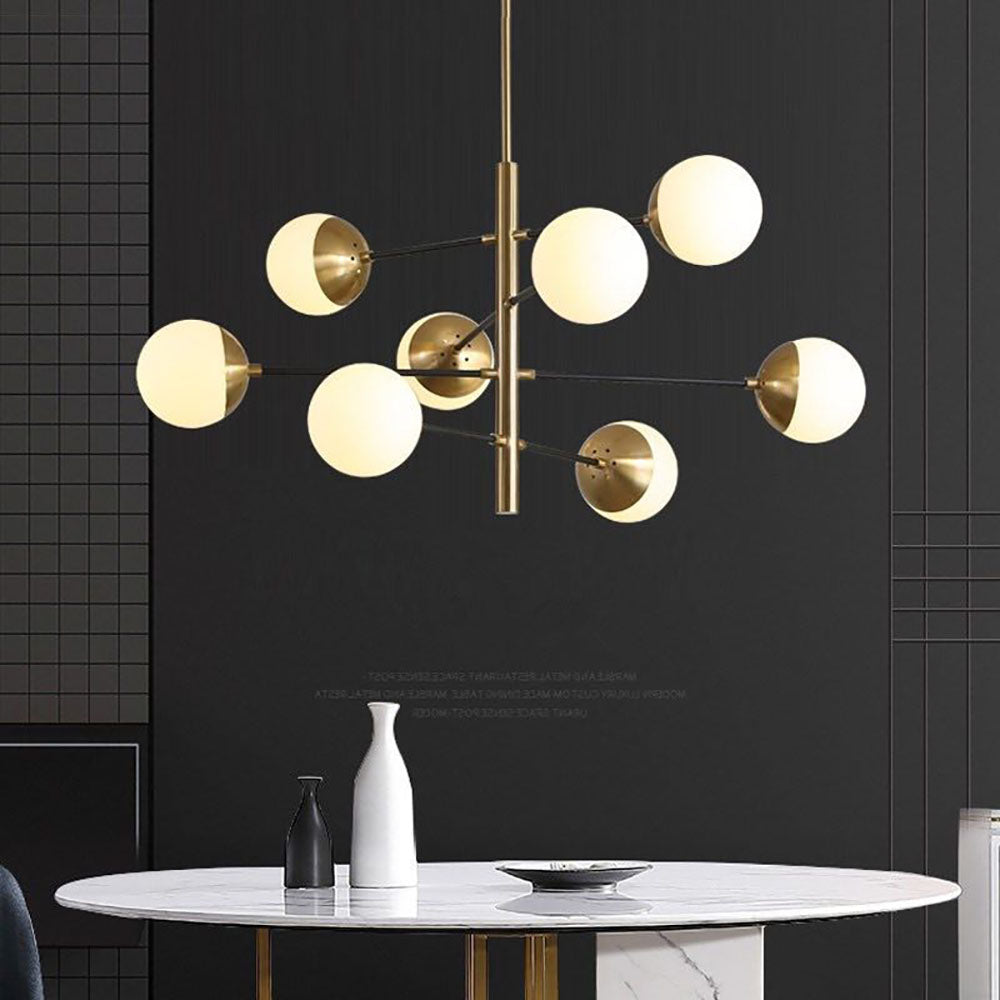 Valentina Modern Design LED Pendellampor Metall/Glas Guld Vardagsrum/Sovrum
