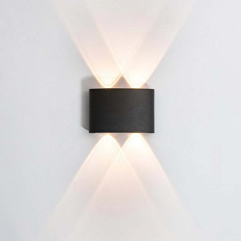 Orr Modern Design Avlång Metall LED Vägglampa Utomhus