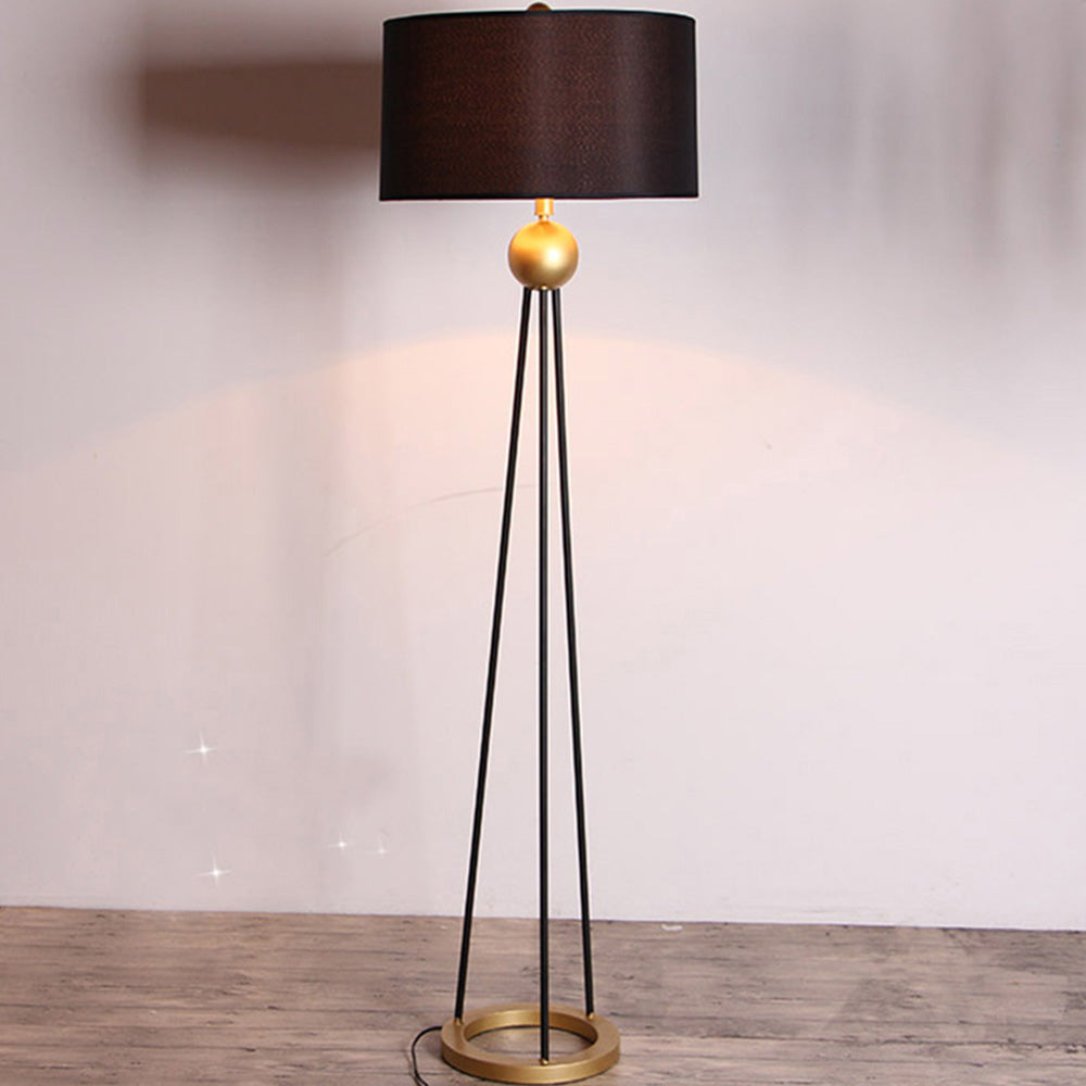 Salgado Modern Design Stativ Järn/Tyg Golvlampa