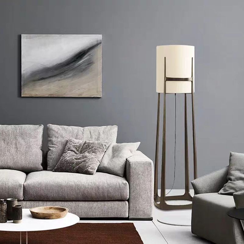 Eryn Modern Design LED Golvlampa Metall/Tyg Vardagsrum