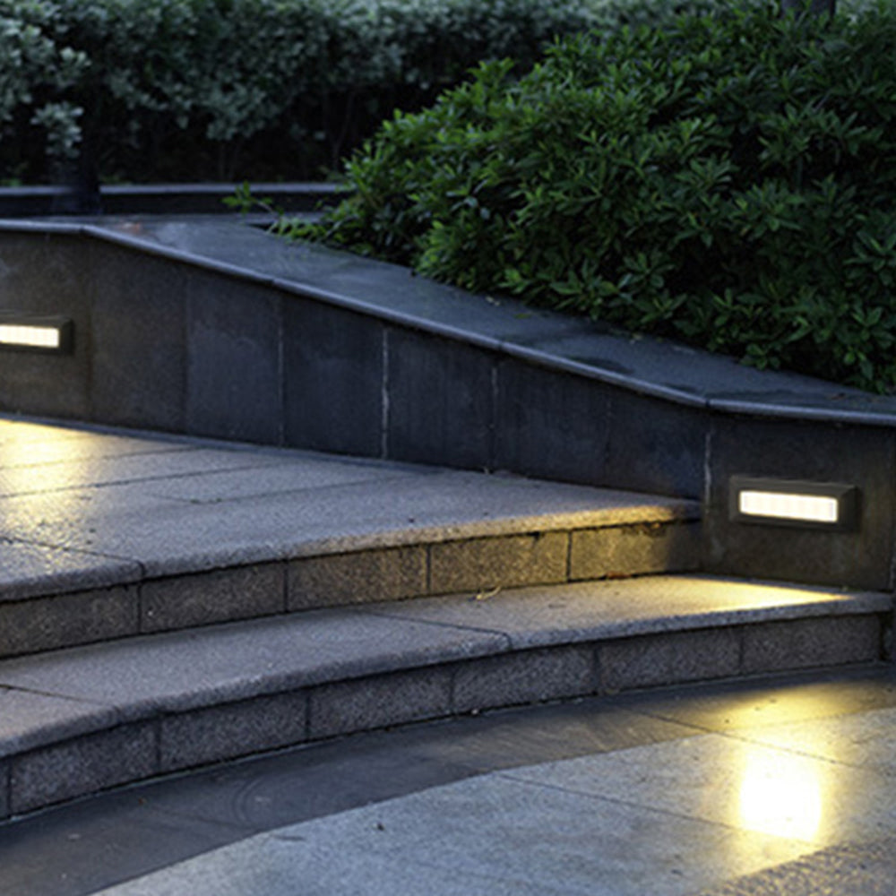 Orr Modern Avlång LED Utomhusbelysning Metall/Akryl Svart Trädgård/Trottoarkant