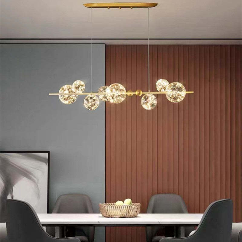 Valentina Modern Dekorativ Design LED Pendellampa Guld Vardagsrum