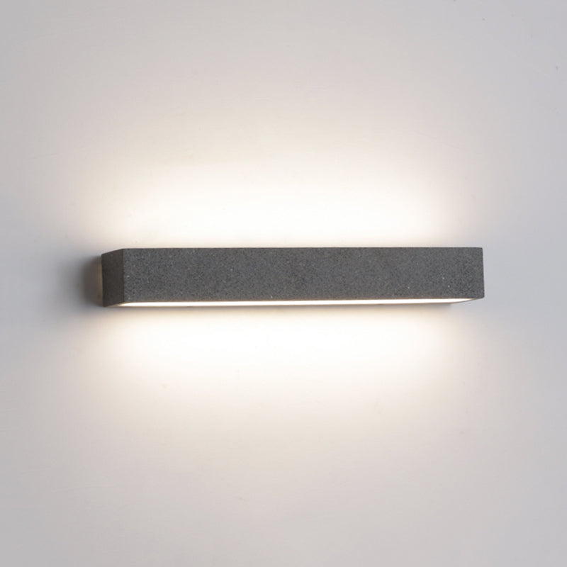 Edge Minimalism LED Metall Vägglampa Utomhus Trägård