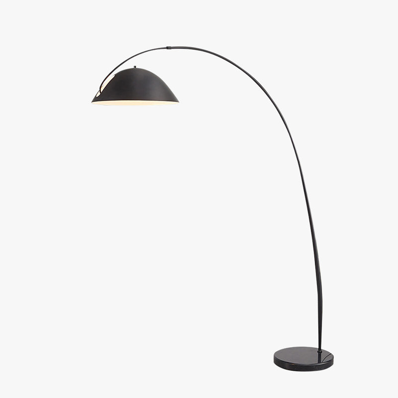 Avi Modern Ikea LED Golvlampa Svart Metall Sovrum/Vardagsrum