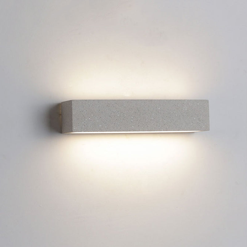 Edge Minimalism LED Metall Vägglampa Utomhus Trägård