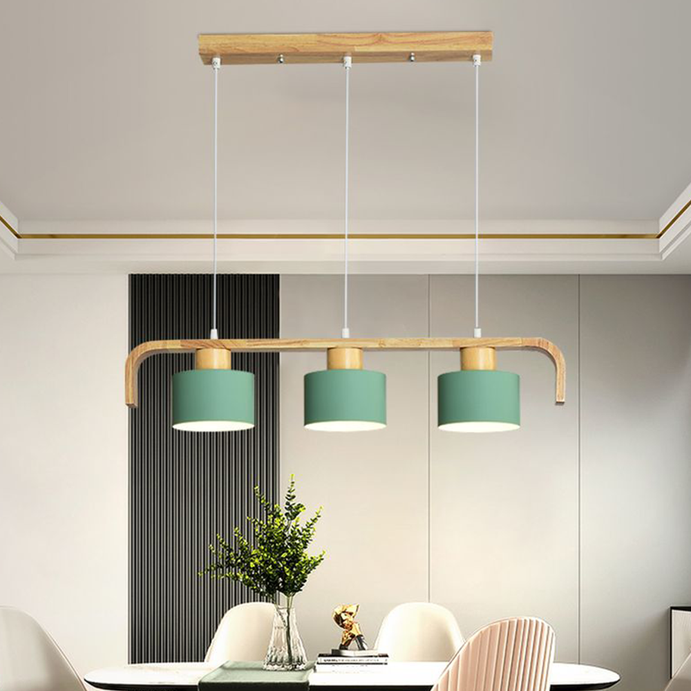 Morandi Modern Design LED Pendellampor Bambu Vit/Grön Vardags/Sovrum/Matsa