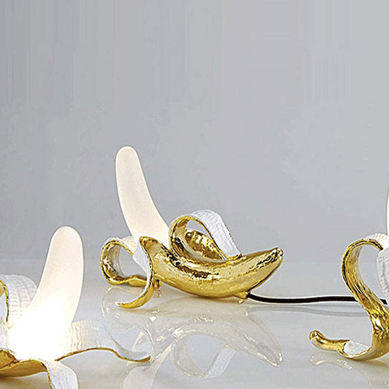Celesta Design Banan LED Bordslampor Harts/Glas Gult/Guld Stå/Sitta/Liggande Sovrum/Vardagsrum