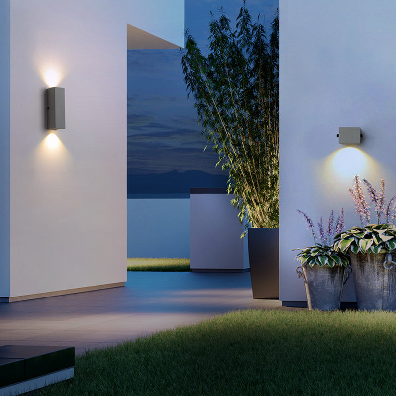 Orr Ikea Modern Liten LED Vägglampa Utomhus Akryl Trädgård/Korridor