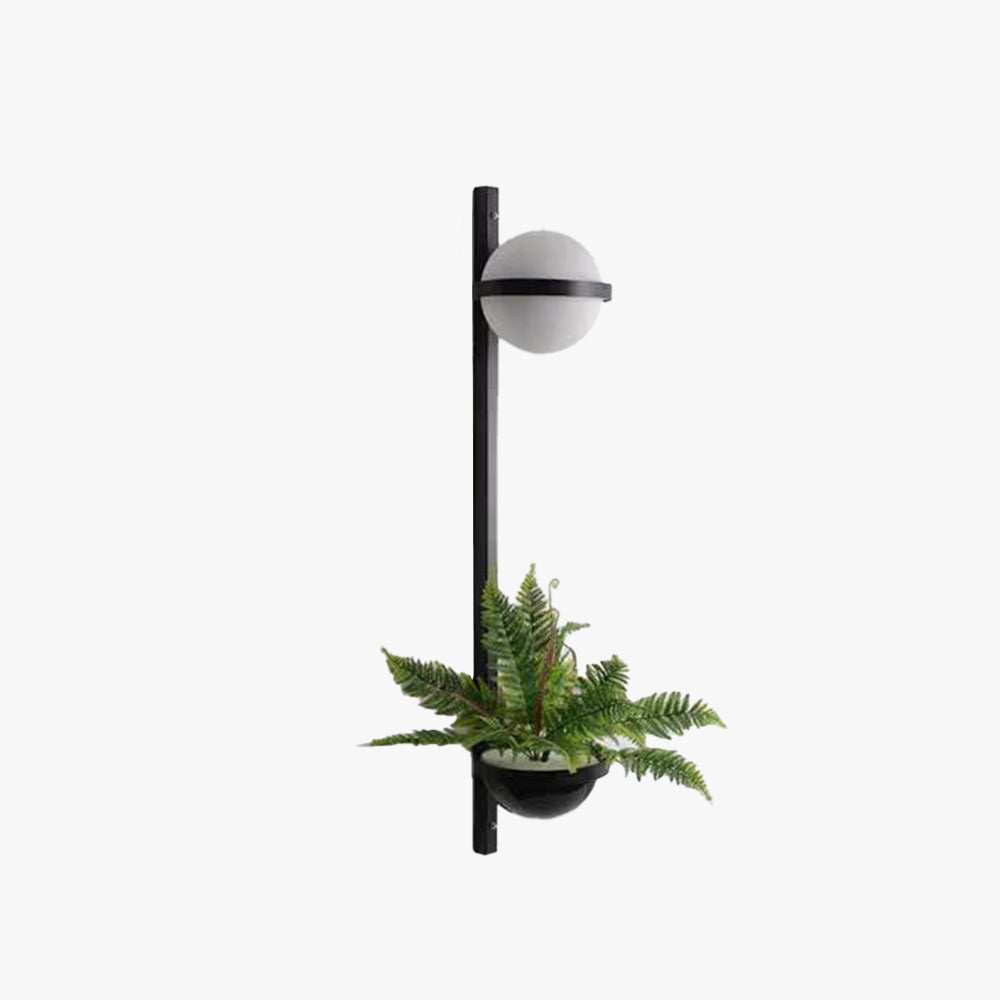 Valentina Modern Glob Design Dekorativ LED Vägglampa Utomhus