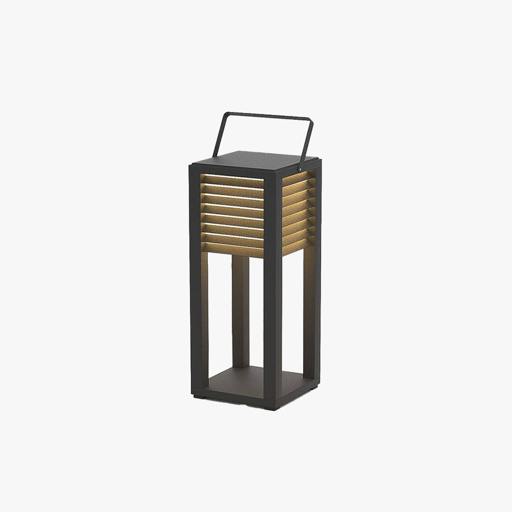 Orr Design LED Solcell Metall Akryl Golvlampa Trädgård Trottoarkant