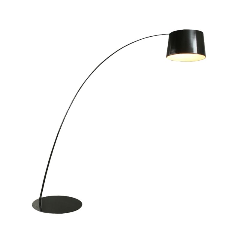 Eryn Golvlampa Cool Modern, Metallbåge, Svart/Vit/Röd/Blå, Sovrum