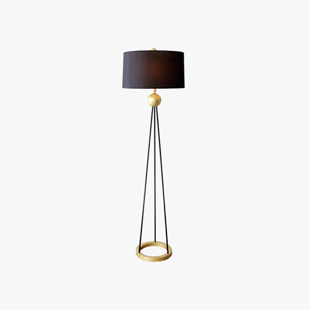 Salgado Modern Design Stativ Järn/Tyg Golvlampa