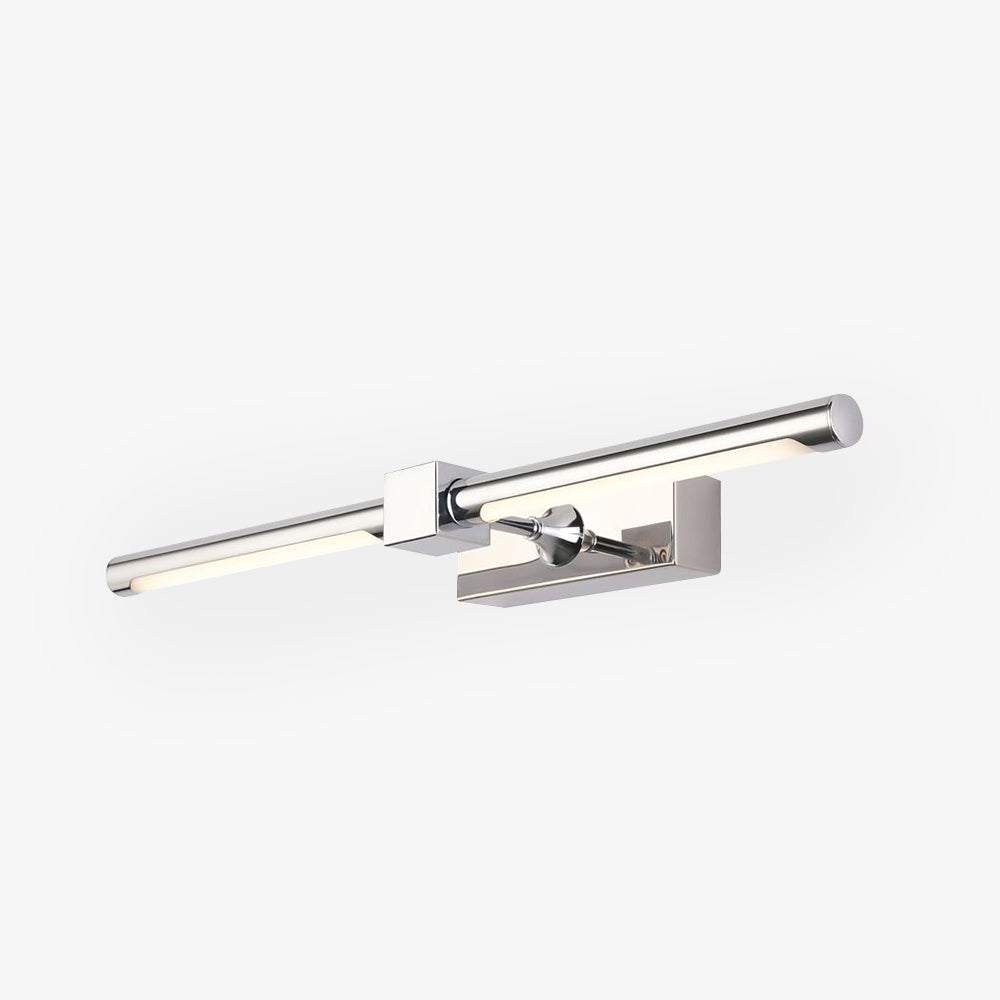 Cooley Minimalistisk Lång LED Vägglampa Arm Metall/PC Silver Sovrum/Badrum