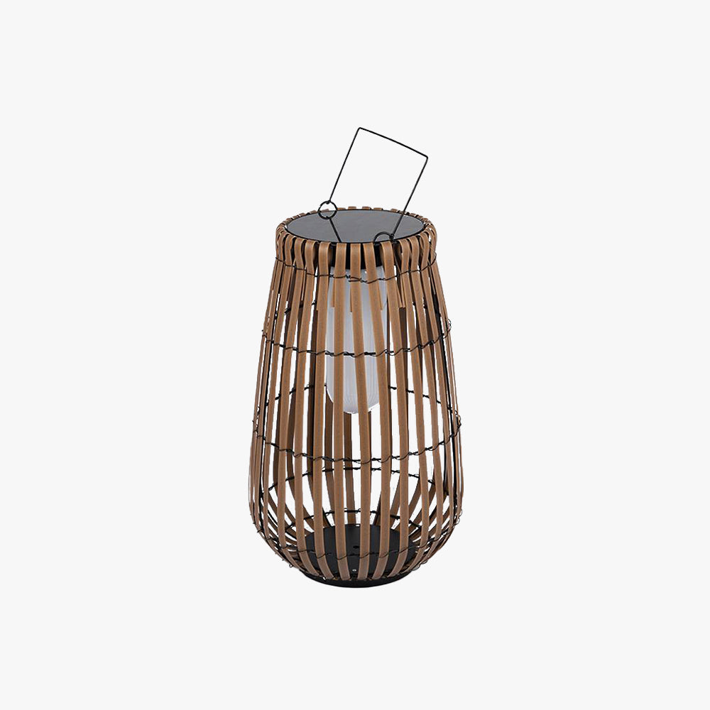 Muto Retro Lantern Metall/Bambu Golvlampa, Brun