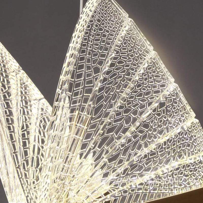 Kady Modern Design LED Art Pendellampa Kristall/Metall Sovrum/Vardagsrum
