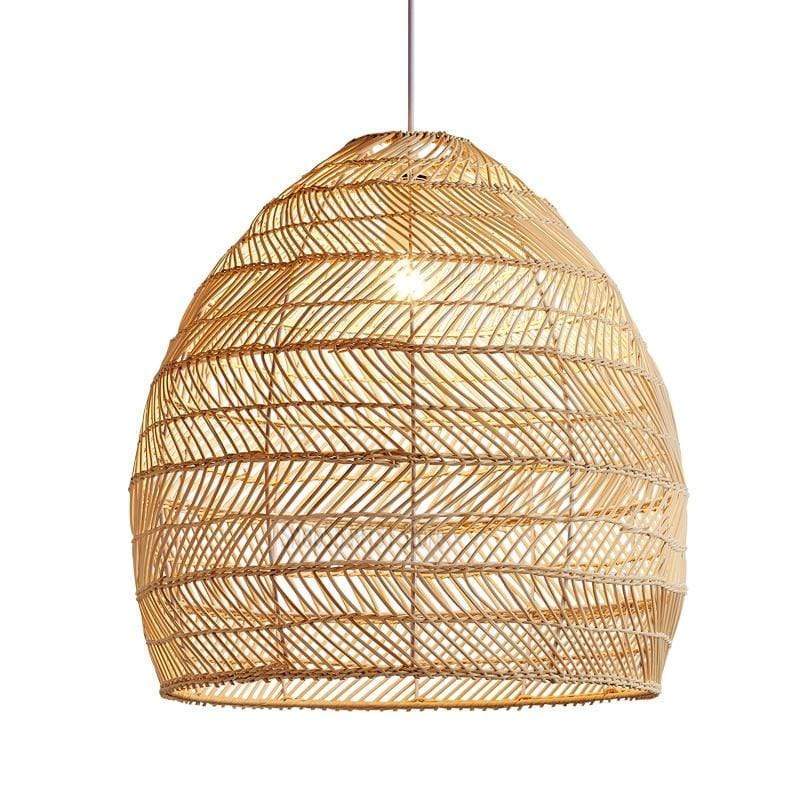 Muto Modern HandstickadBambu LED Pendellampa Vardagsrum Matsal