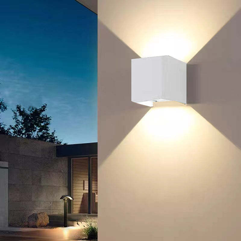 Orr Modern Adjustable Square Outdoor Wall Lamp LED, Waterproof