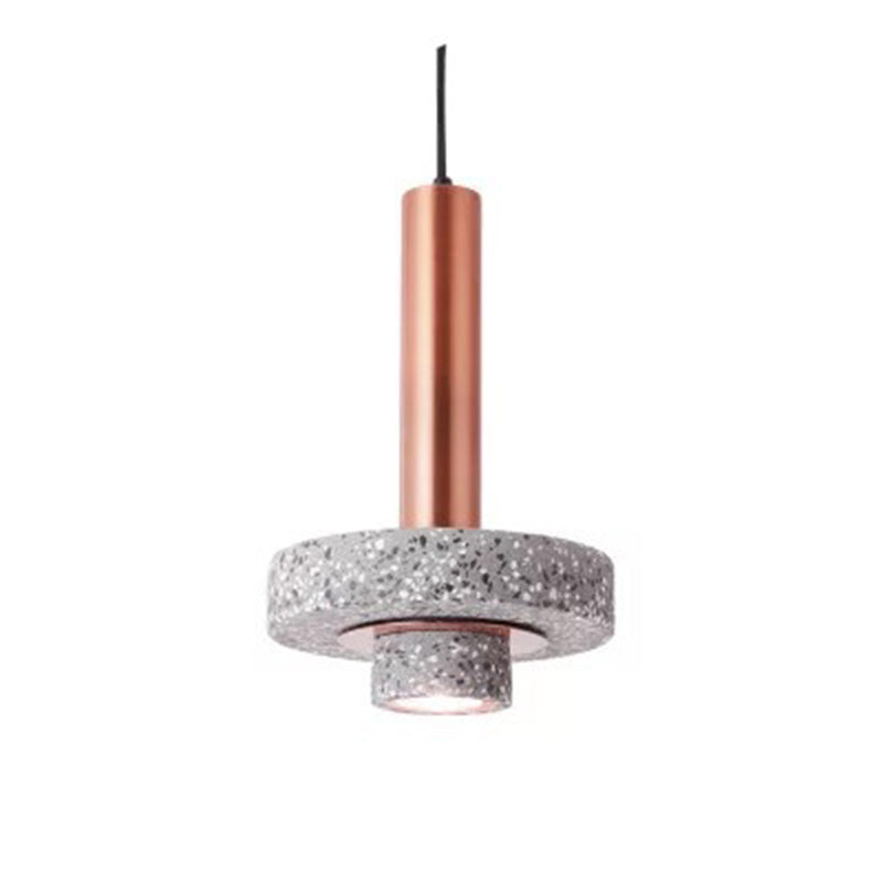 Zaid Modern Industriell Sten Metall LED Pendellampa Vardagsrum Matsal