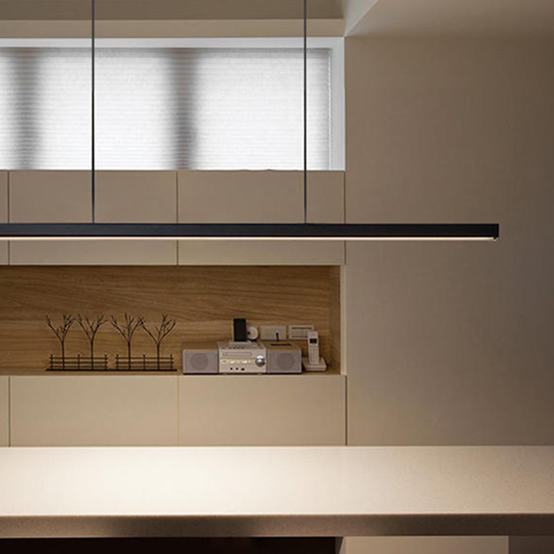 Edge Minimalistisk Pendellampor Linear Dimmable Vardagsrum/Matsal