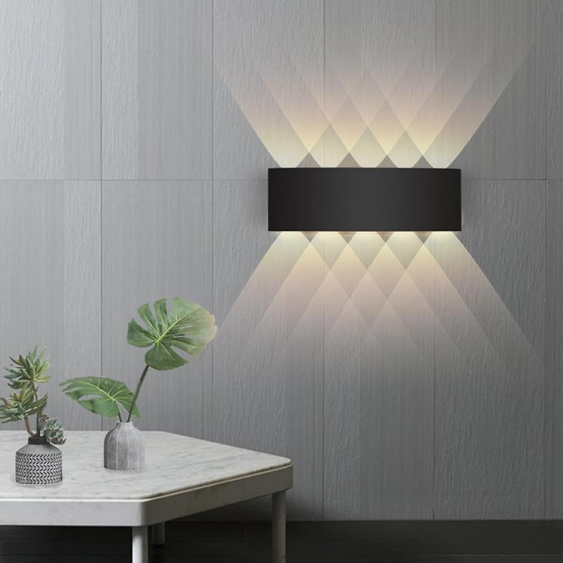 Orr Modern Design Avlång Metall LED Vägglampa Utomhus