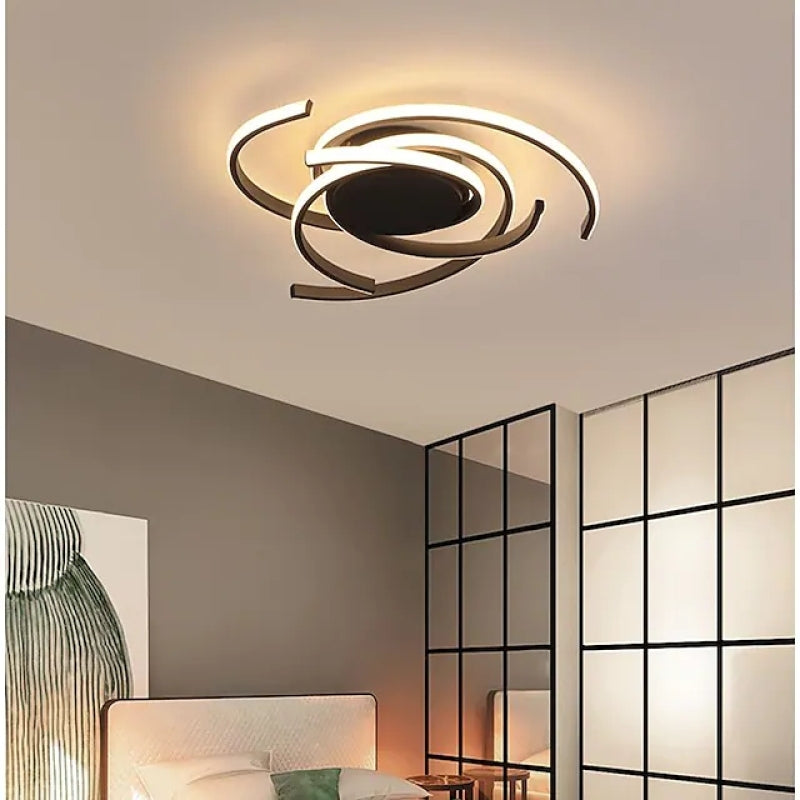 Lacey Modern Design LED Taklampor Metall Svart/Vit Vardagsrum