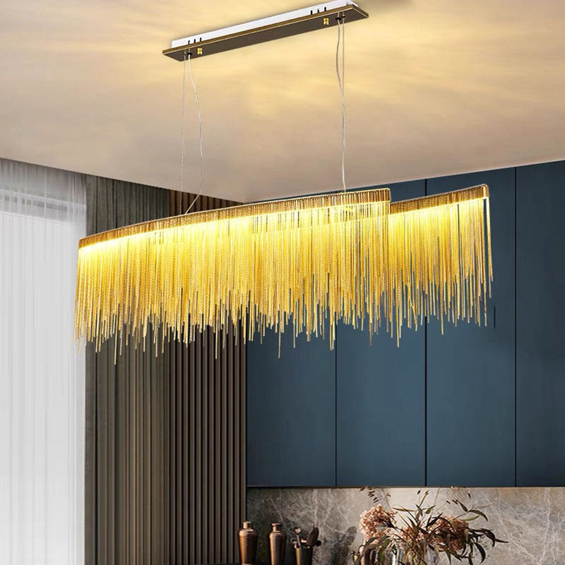 Colon Dekorativ Design LED Pendellampa Guld Sovrum/Vardagsrum