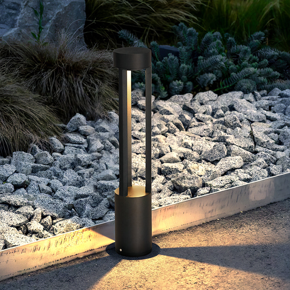 Pena Utomhusbelysning Stolpe LED Metall Svart Trädgård
