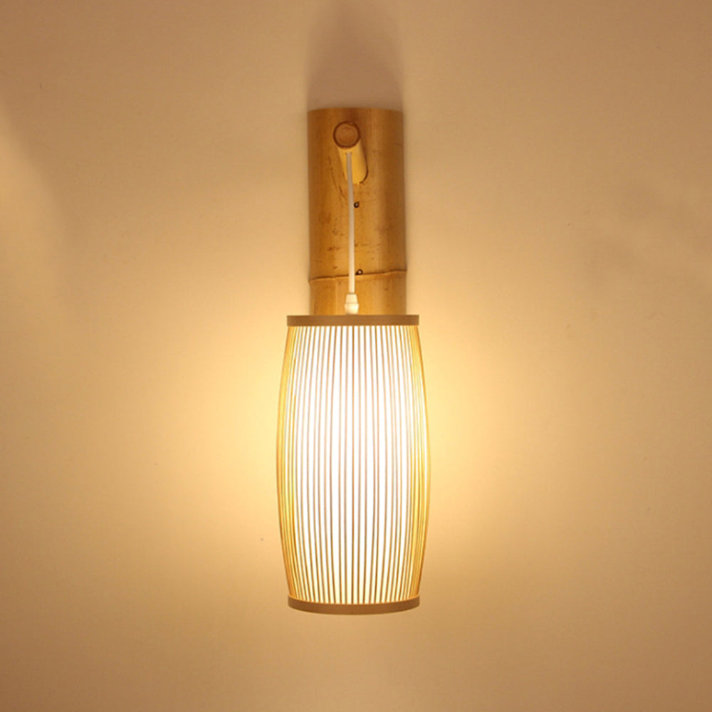 Ozawa Retro Design LED Vägglampa Inomhus Rotting/Akryl Vardagsrum
