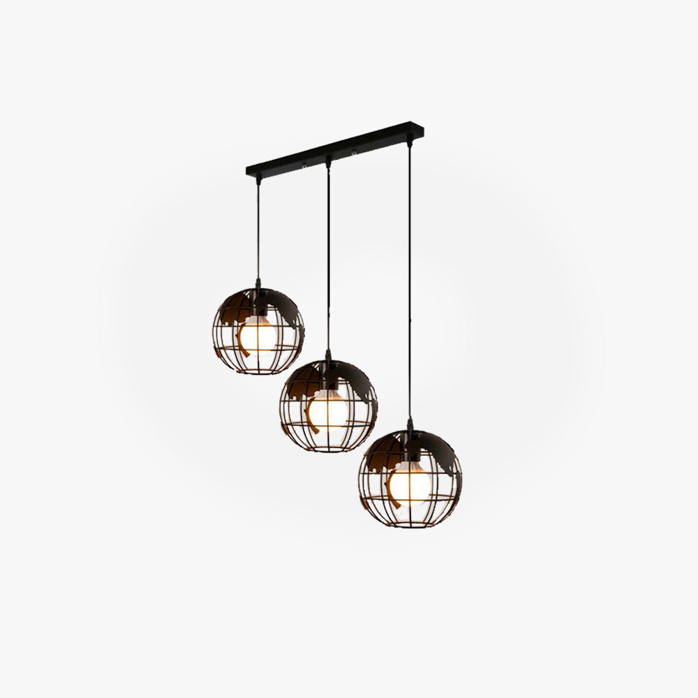 Alessio Modern Design LED Kluster Pendellampor Svart/Vit Metall Vardagsrum/Sovrum/Matsal